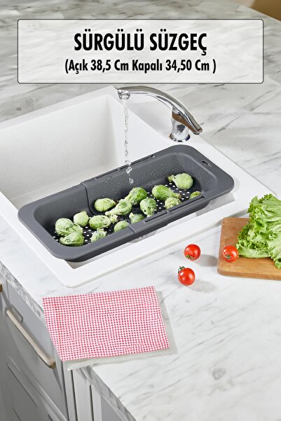 Depa مصفاة فواكه وخضروات منزلقة قابلة للسحب من لافوبا مدخنة (مفتوحة 38.5 سم، ...