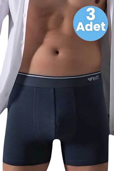 Uniquetrenders Ανδρικό μπόξερ από βαμβακερό Lycra 3 τεμαχίων