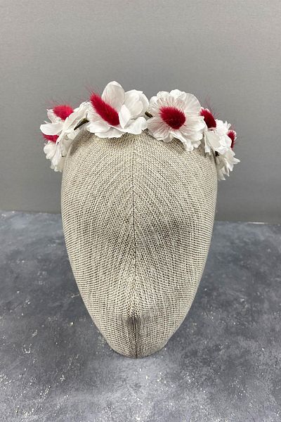 Hayalperest boncuk Spring Branch and Cotton Herb External Shooting Bridal Crown