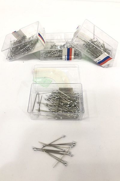 Hayalperest boncuk Μαζική Βελόνα 1 Κουτί Ασημί