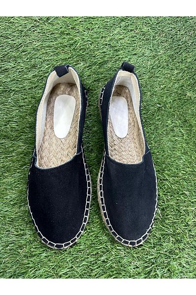 YANES CREATION Genuine Leather and Linen Women's Handmade Espadrilles