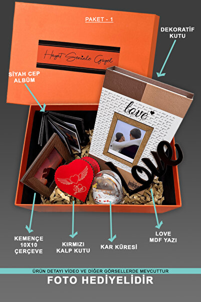 bymat Özel Gün Hediye Paketi - Doğum Günü - Sevgililer Günü Hediyesi - Fotoğr...