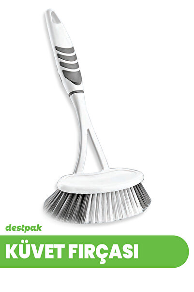 Destpak Duşakabin ve Küvet Fırçası - Kaliteli Plastik - Lavabo, Duşakabin, Küvet ve Banyo Fırçası