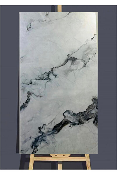 UKAB Kendinden Yapışkanlı Mermer Seramik Desenli Köpük PVC Duvar Paneli (30x60 cm 0,18 m²) Banyo Mutfak