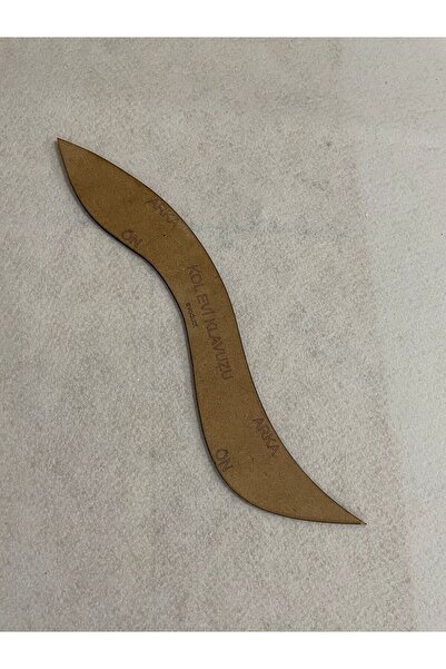 GBA Kol Evi Klavuzu Dikiş Kalıbı Kol Çizimi Ön ve Arka Kol Oyuntusu Çizme Cetveli