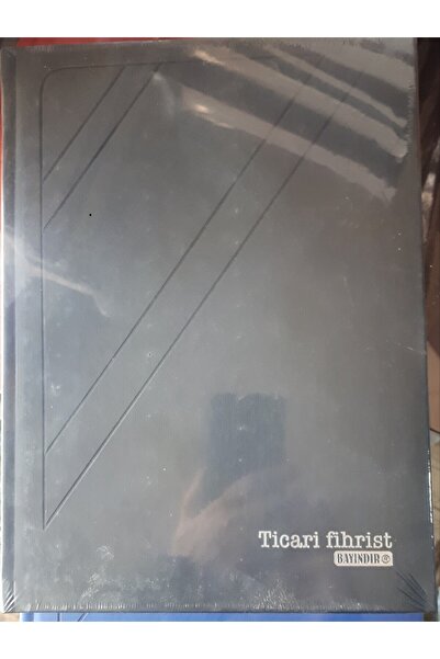 Bayındır Ticari Fihrist 20*28 Cm Her Harf Ayrı Bölümlü 16'şar Yp Toplam 448 Y...