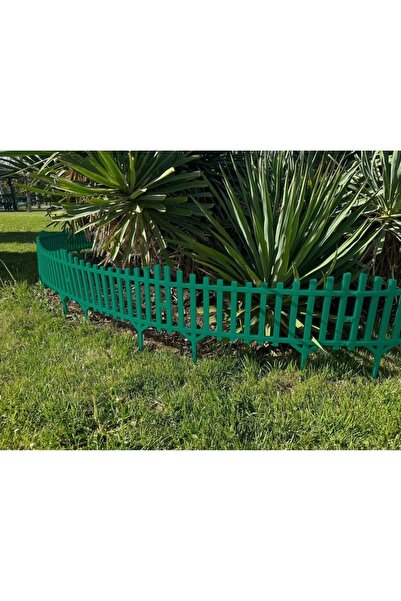 ALL PLAST Plastik Bahçe Çiti Yeşil 59 cm (10 Adet)