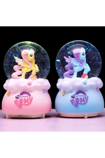 hediyesahibi My Little Pony Işıklı Müzikli Orta Boy Kar Küresi