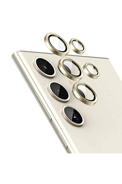 Noppax Samsung Galaxy S25 Ultra Uyumlu Kamera Lens Koruyucu kamerayı korur ka...