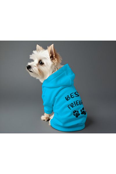 MPZ Pets Blue Hoodie - Cat and Dog Clothing & Dress