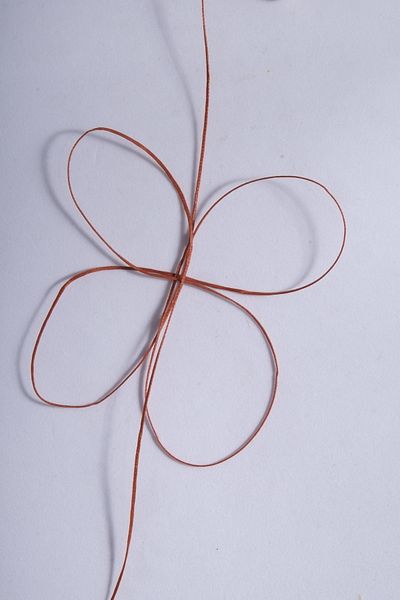 Eskişehir hobi sanat 10 Meters 0.8 mm - Waxed Rope Red Brown Leather Stitched Necklace and Bracelet Set
