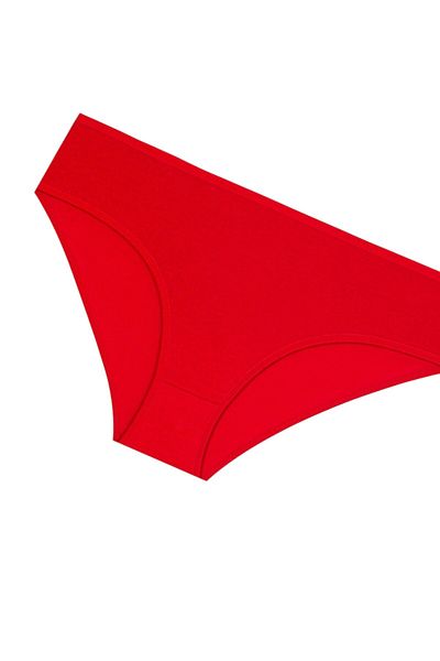 Gizli Butik Red Women's Panties - Solid Color, Cotton and Lycra