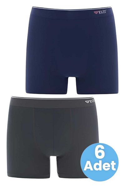 Tezzgelsin Men's 6-Piece Lycra Cotton Boxers
