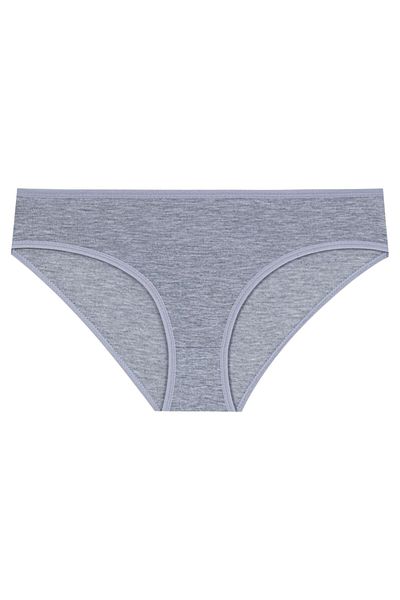 Gizli Butik Gray Cotton Lycra Women's Panties