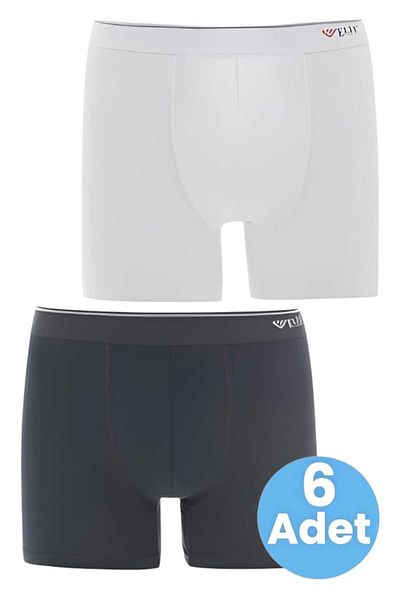 Tezzgelsin Men's 6-Piece Lycra Cotton Boxers