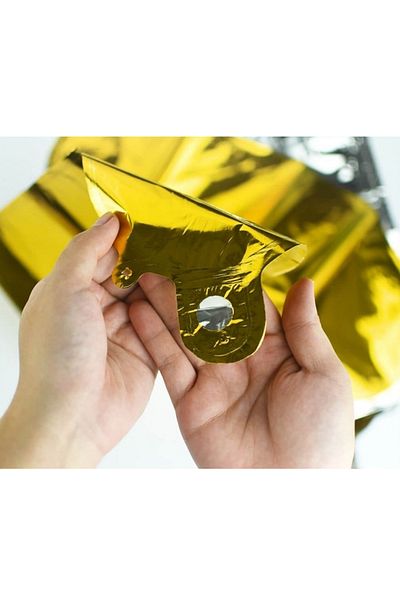 ikm balon Foil Balloon Letter S Helium Balloon 40 cm Silver Color - Letter S Balloon - Letter S Balloon