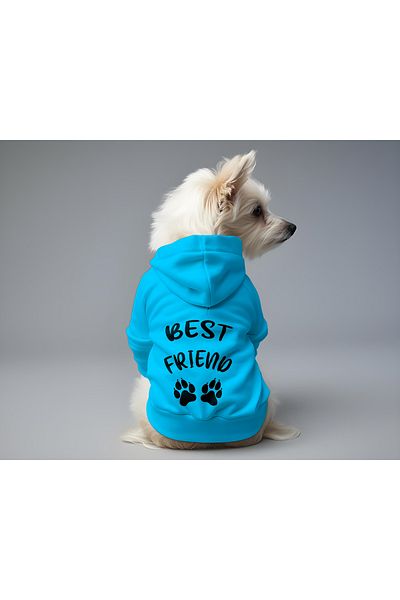 MPZ Pets Blue Hoodie - Cat and Dog Clothing & Dress