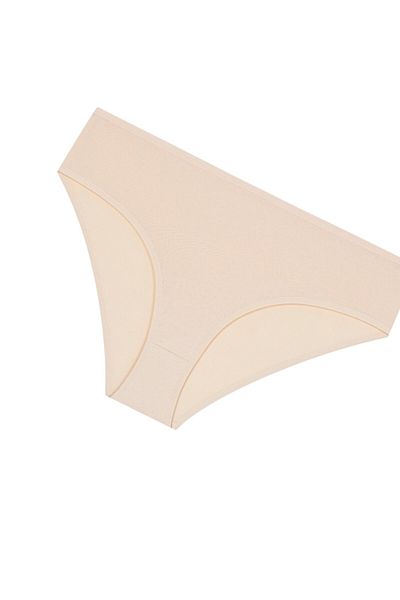 Gizli Butik Chiloți de damă din bumbac și lycra - culoare uni, culoare nud