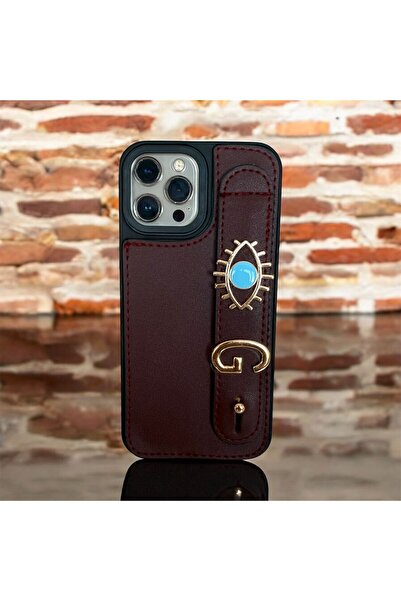 casewordtr Iphone 15 Pro Max Uyumlu Deri Kişiye Özel Harfli Telefon Kılıfı ( ...