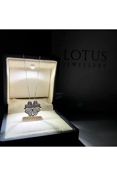 LOTUS JW Işıklı Kolye Kutulu Gümüş Aşk Kolyesi | 925 Ayar Gümüş Kolye