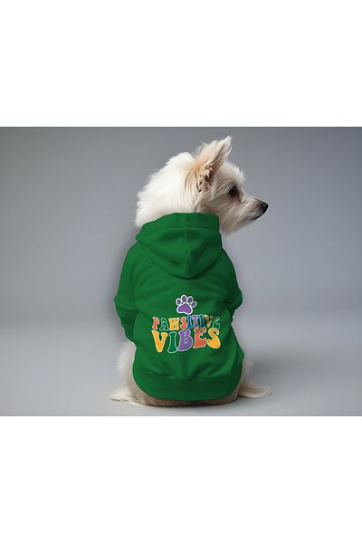 MPZ Pets Green Hoodie & Dress Set Cat and Dog Outfit