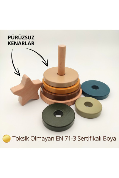 Dodo Montessori Montessori Disk Kulesi