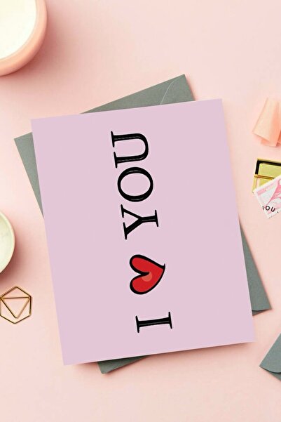 Mandalin Store I Love You Motto Kartı