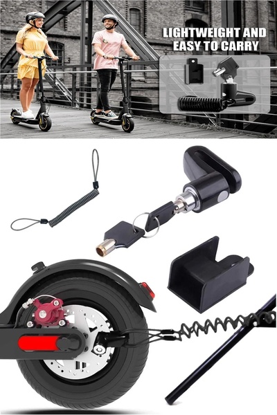 BİTERSE Extra Güçlü Motosiklet ve Scooter Disk Kilidi Maximum Kaliteli