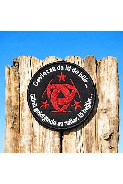 Ex Patch Patch de broderie cu armată State Horse Da Iti De Iyi - 9 Cm