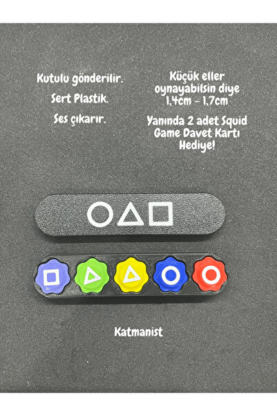 Katmanist Squid Game 5 Taş Oyunu Gonggi Oyunu
