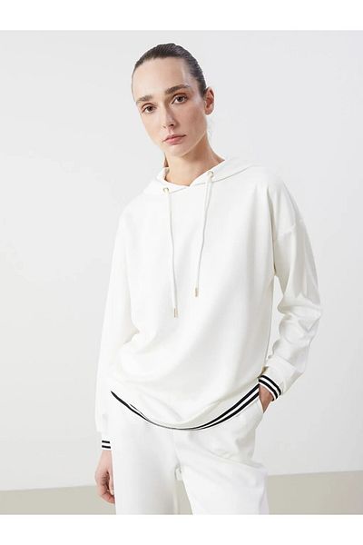 LC Waikiki Дамска тениска с качулка LCWAIKIKI Classic Oversize
