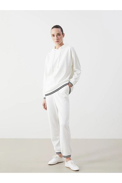 LC Waikiki Дамска тениска с качулка LCWAIKIKI Classic Oversize