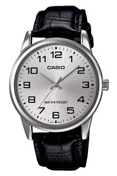 Casio Silver Black Color Men's Wrist Watch