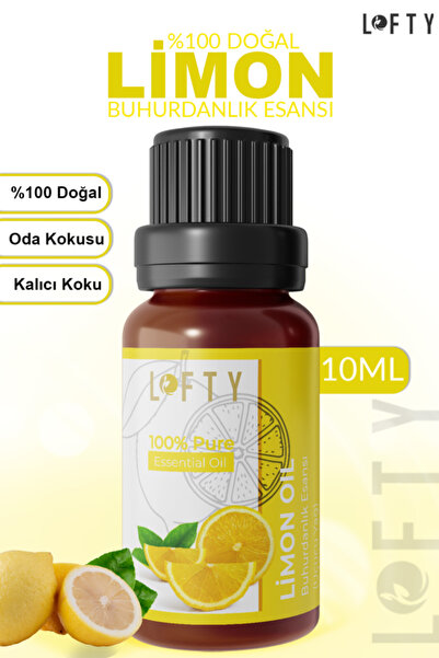 Lofty Limon Uçucu Yağ Buhurdanlık Esansı Oda Kokusu Uçucu Esansiyel Yağ Buhur...