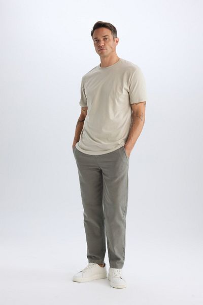 DeFacto Bavlněné kalhoty Regular Fit D1045AX25SP