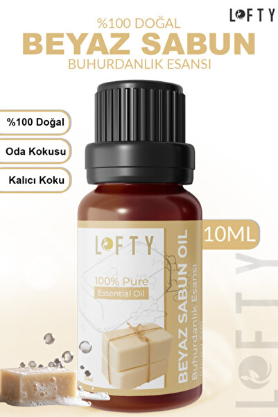 Lofty Beyaz Sabun Uçucu Yağ Buhurdanlık Esansı Oda Kokusu Uçucu Esansiyel Yağ...