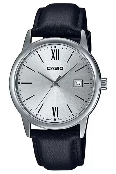Casio Silver Black Color Men's Wrist Watch