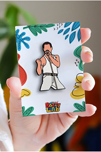Rozzy Lab Queen Freddie Mercury No1 - Rock Music - Müzik - Pin - Rozet - Broş...
