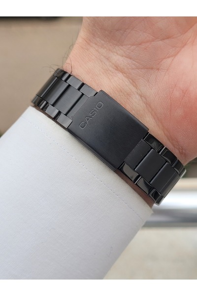 Casio Black Navy Blue Color Men's Wristwatch