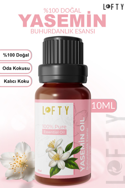 Lofty Yasemin Uçucu Yağ Buhurdanlık Esansı Oda Kokusu Uçucu Esansiyel Yağ Buh...