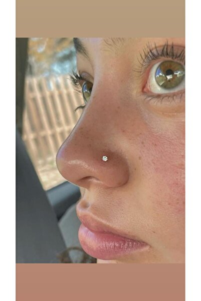 Kjewelry 925 Ayar Gümüş 1.5mm Zirkon Taşlı Yuvarlak Hızma