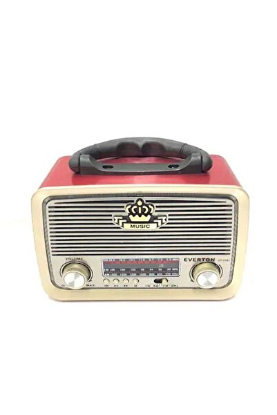 Everton Rt-301 Bluetooth-usb-sd-fm Şarjlı Nostaljik Radyo El Fenerli