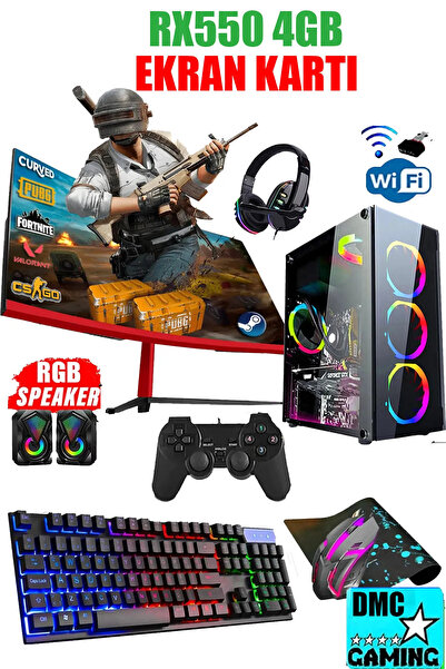 Dmc N119x (PUBG,GTA 5) I5-4570 (4.NESİL) 16gb,500gb Hdd,256gb Ssd,rx550,24''o...