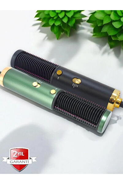 teknotrust Portable Hair Straightener 2 in 1 Blow Dryer Comb Straightener Brush - Easy Use