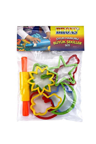 Brons مجموعة صلصال للألعاب ذات الأشكال الكبيرة Br-474