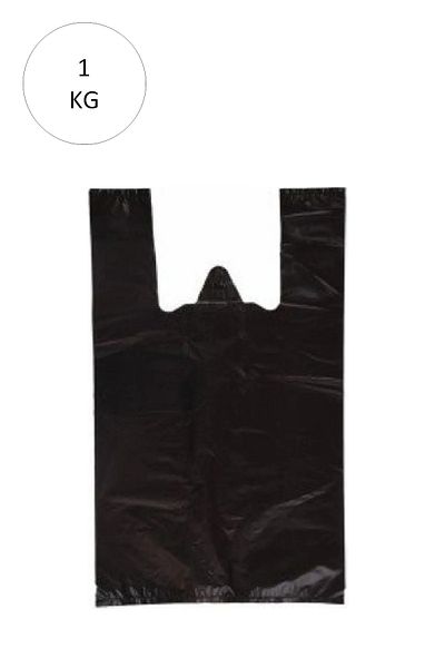 Pascal Butik Black Athlete Bag Small Size 25X45 cm Approximately 110 Pieces 1 kg