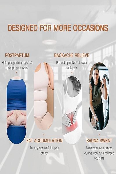pekial Waist Slimming Fat Burning Firming 4 Mt Hourglass Waist Corset