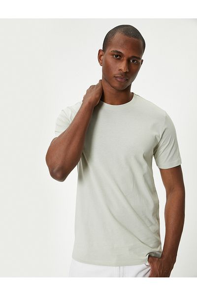 Koton Slim Fit Crew Neck Basic T-Shirt - κοντομάνικο