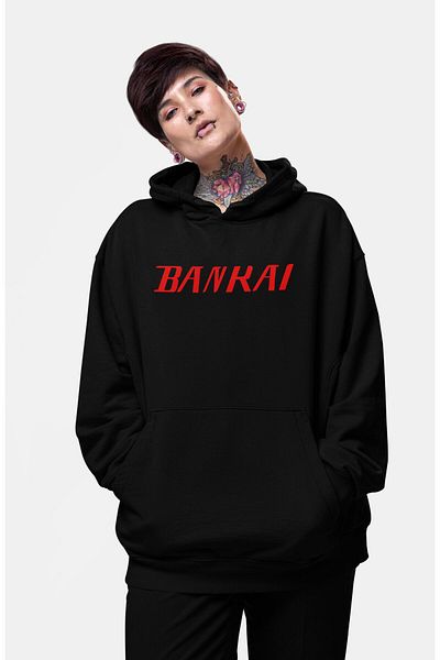 Fuddy Moda Bankai Zaraki Kenpachi Themed Oversize Hooded Sweatshirt - Unisex Bleach Anime Hoodie