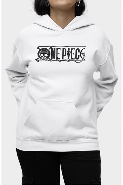 Fuddy Moda One Piece Luffy Snakeman Unisex Oversize Hooded Sweatshirt - Anime Printed Hoodie